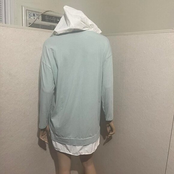 Women’s long hoodie shirt tunic Size M oversized - Picture 5 of 8